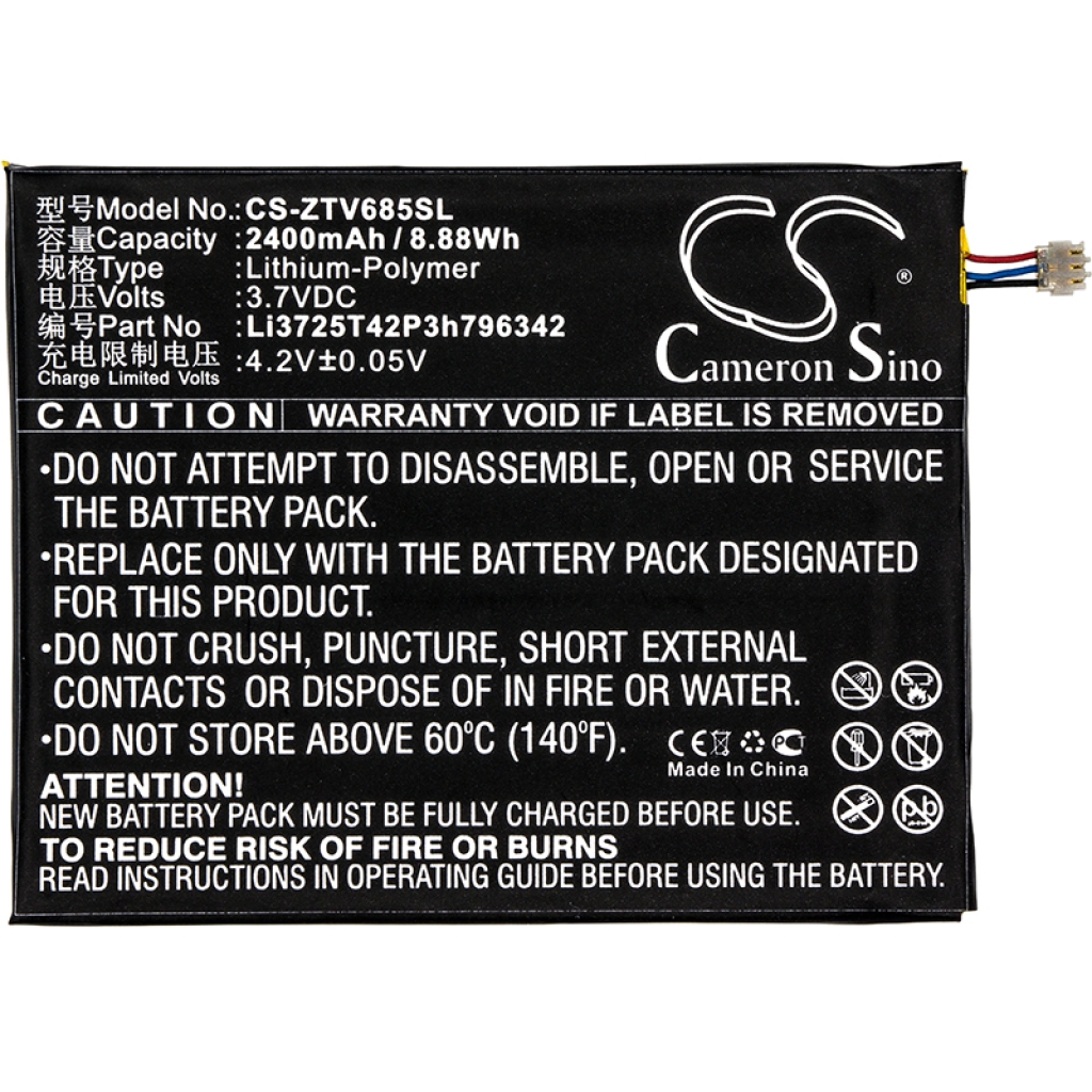 Batteria del telefono cellulare ZTE CS-ZTV685SL