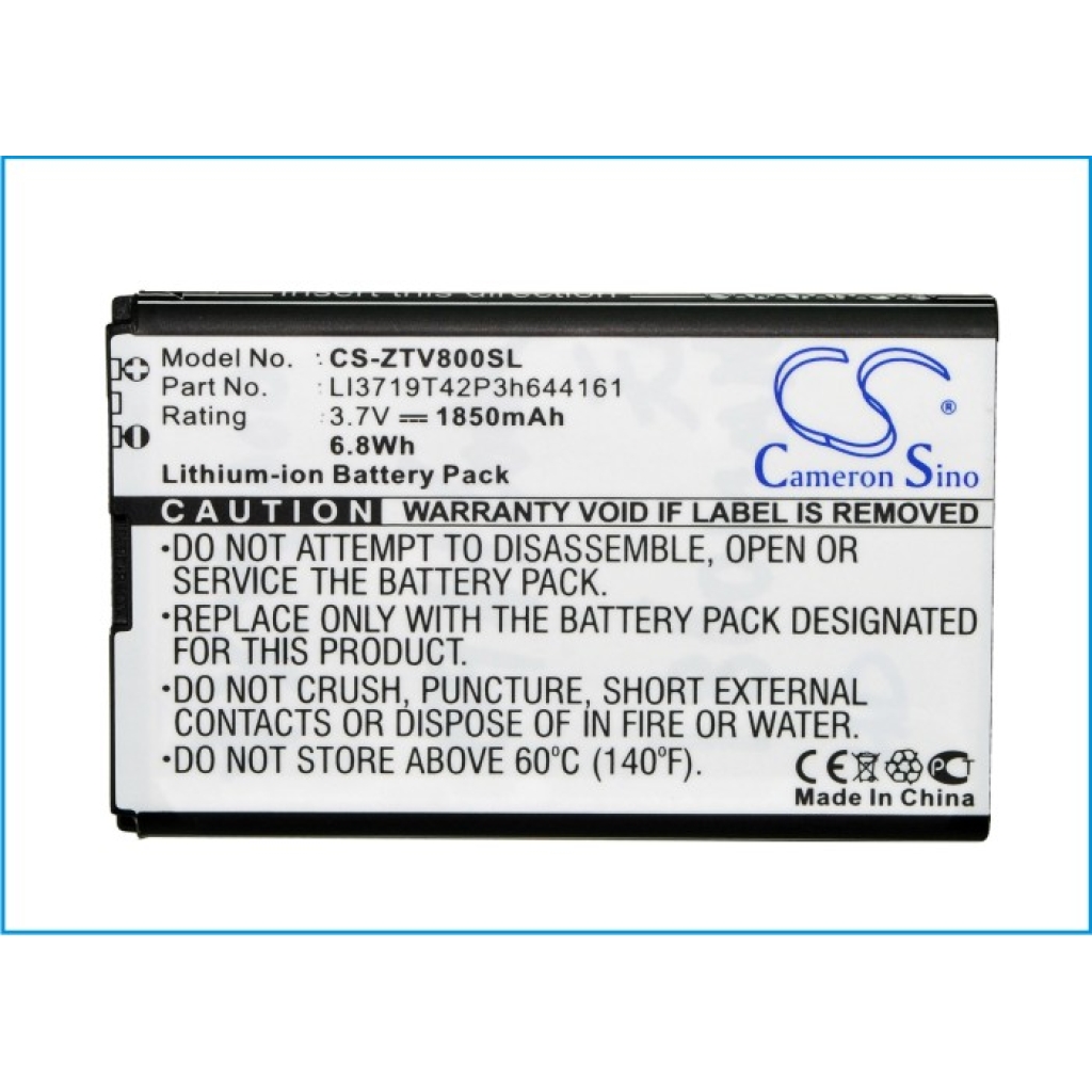 Batterie Sostituisce Li3717T42P3h644161