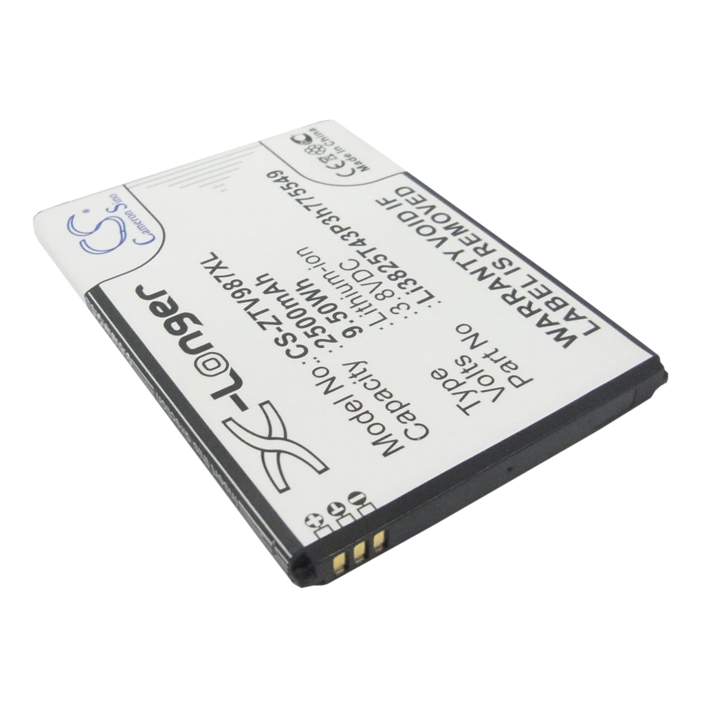 Batterie Batteria del telefono cellulare CS-ZTV987XL