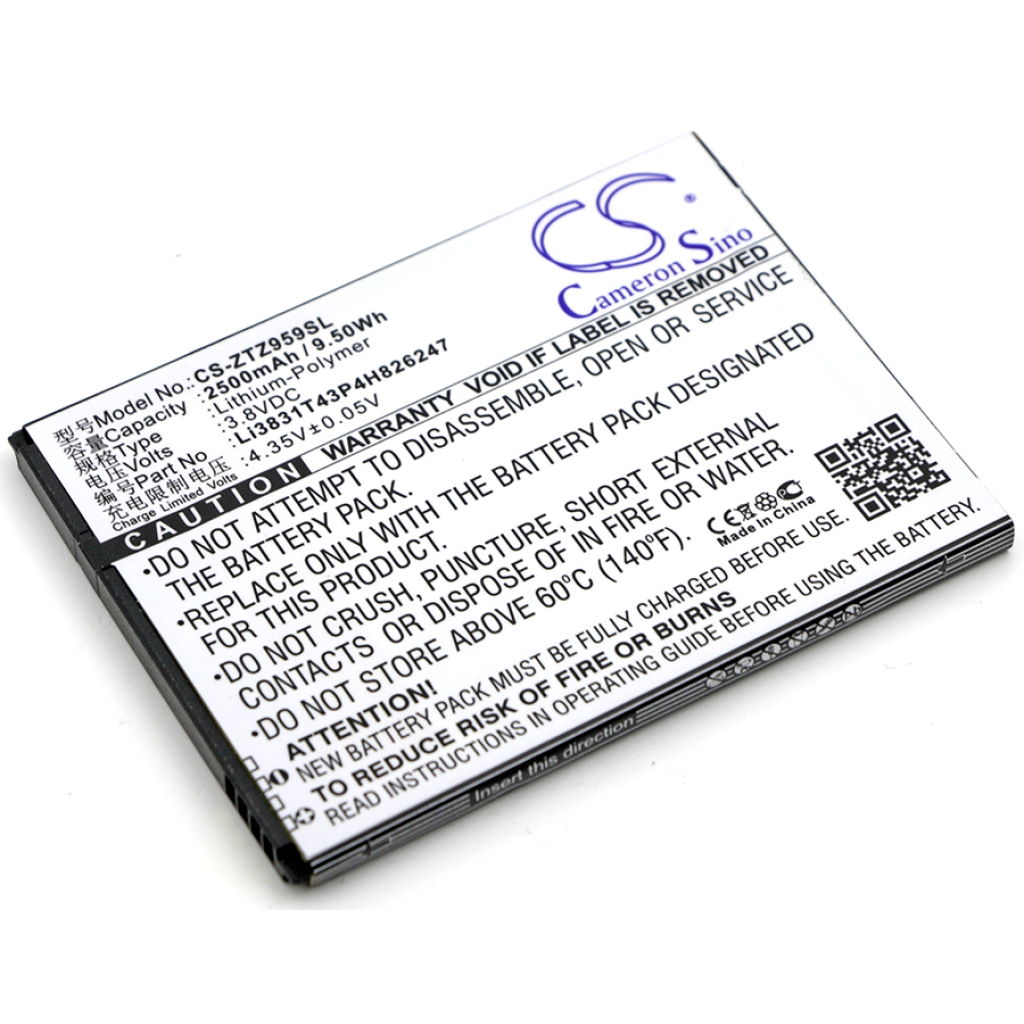 Batterie Batteria del telefono cellulare CS-ZTZ959SL