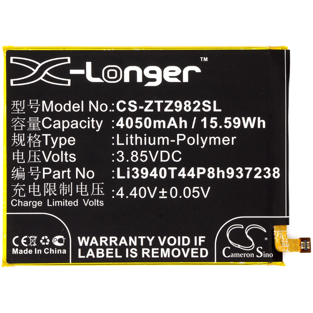 Batteria del telefono cellulare ZTE CS-ZTZ982SL