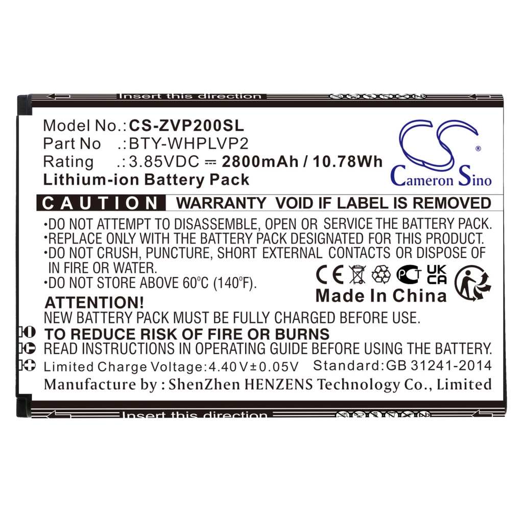 Sostituzione della batteria compatibile per Verizon BTY-WHPLVP2