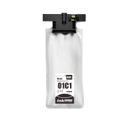 Sostituzione compatibile per Compatibile con Epson C13T01C100 / 198ml Inchiostro Nero (Cartucce d'inchiostro)