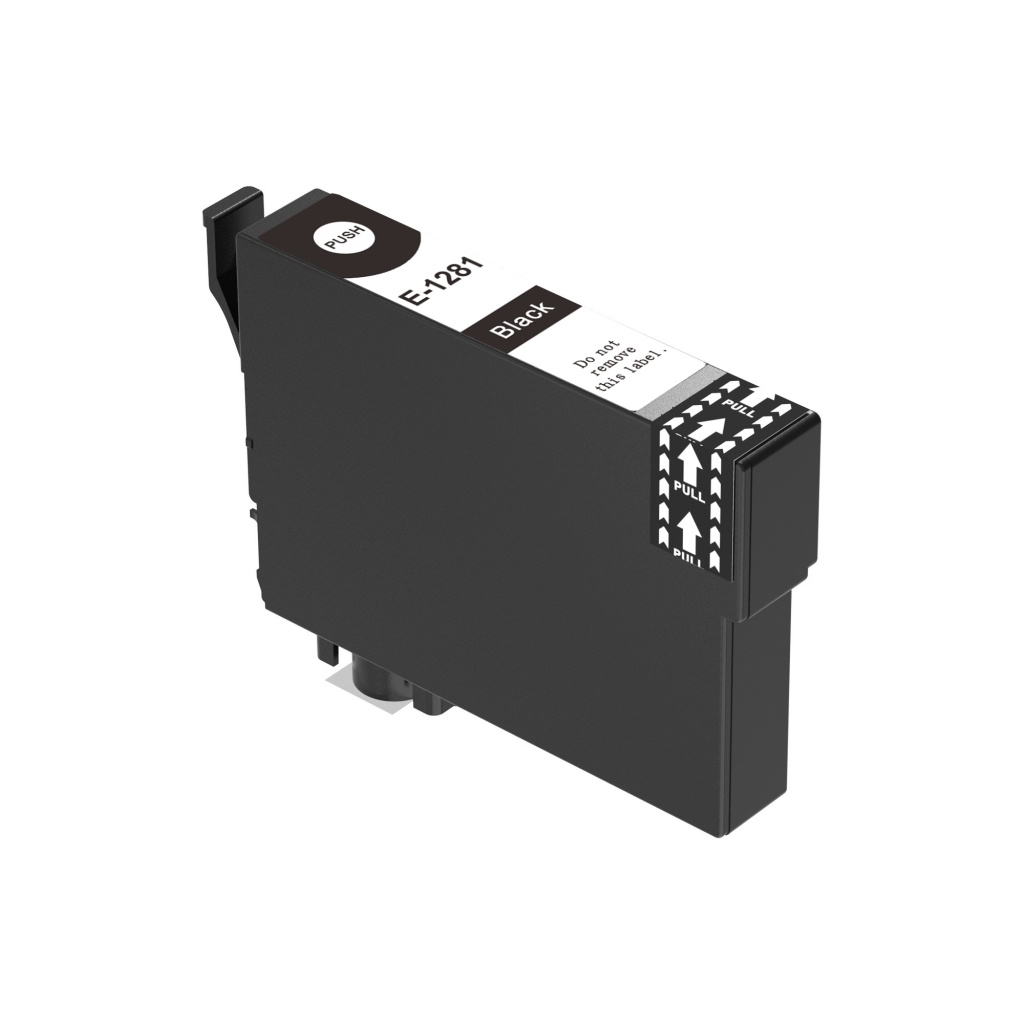 Compatibile con Epson T1281 / 15ml Inchiostro Nero (Cartucce d'inchiostro)