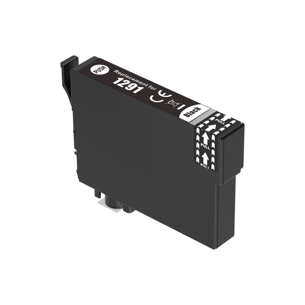 Compatibile con Stylus T1291 / 18ml Inchiostro Nero (Cartucce d'inchiostro)