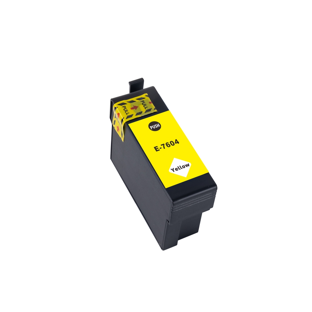 Compatibile con Epson T7604 / 29.5ml Inchiostro Giallo (Cartucce d'inchiostro)