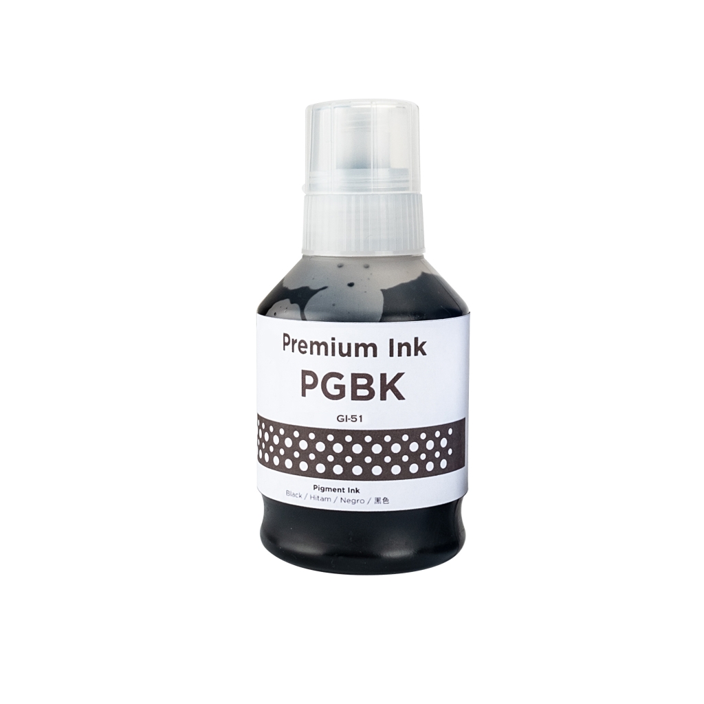 Compatibile con Canon GI-51BK / 135ml Inchiostro Nero (Inchiostro di stampa)