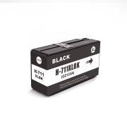 Compatibile con HP 711BK / 80ml Inchiostro Nero (Cartucce d'inchiostro)