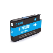 Compatibile con HP 711C / 30ml Inchiostro Ciano (Cartucce d'inchiostro)