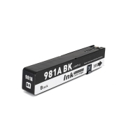 Compatibile con HP 981A BK / 160ml Inchiostro Nero (Cartucce d'inchiostro)
